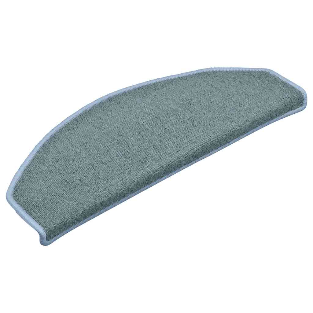 trappemåtter 30 stk. 65 x 24 x 4 cm havblå halvrunde store