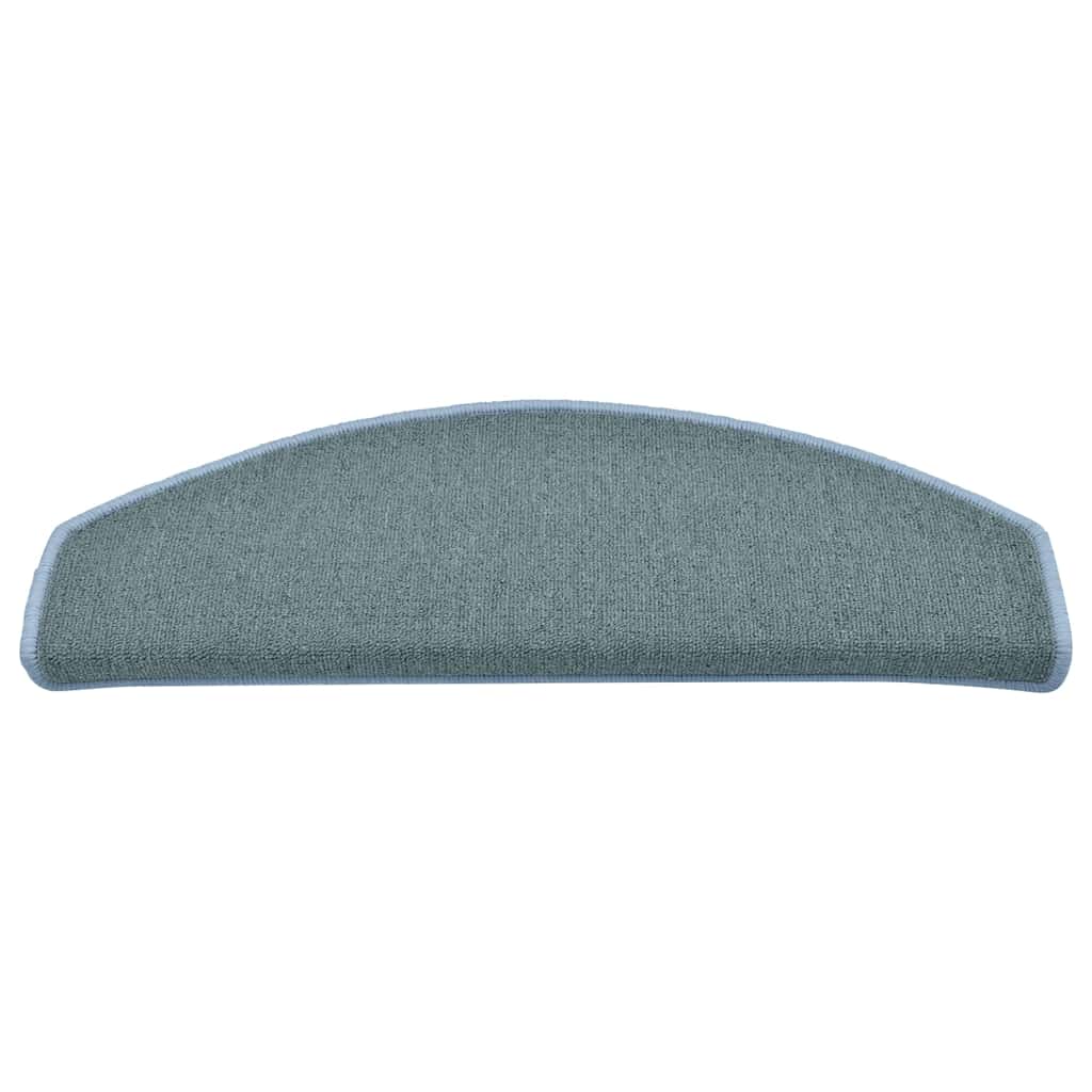 trappemåtter 30 stk. 65 x 24 x 4 cm havblå halvrunde store