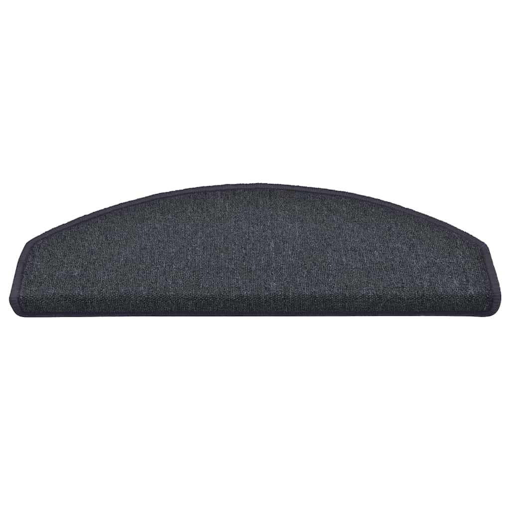 trappemåtter 30 stk. 65 x 24 x 4 cm mørkegrå og blå halvrunde store