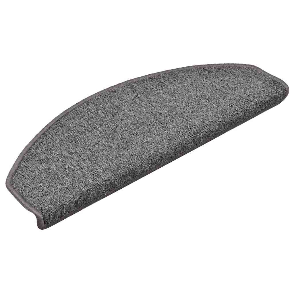 trappemåtter 30 stk. 65 x 24 x 4 cm mørkegrå halvrunde store
