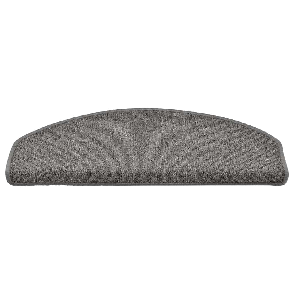 trappemåtter 30 stk. 65 x 24 x 4 cm mørkegrå halvrunde store