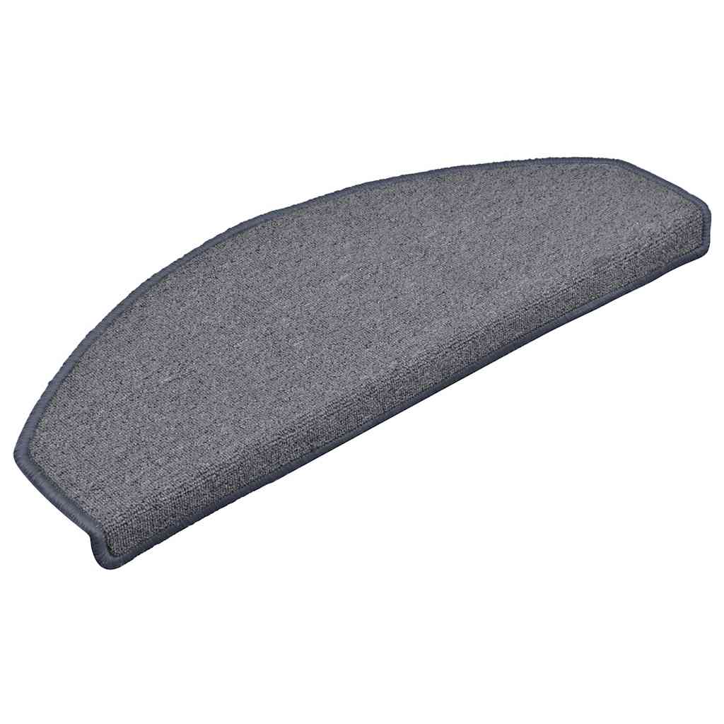 trappemåtter 30 stk. 65 x 24 x 4 cm lysegrå og blå halvrunde store
