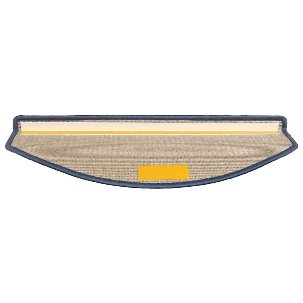 trappemåtter 30 stk. 65 x 24 x 4 cm lysegrå og blå halvrunde store