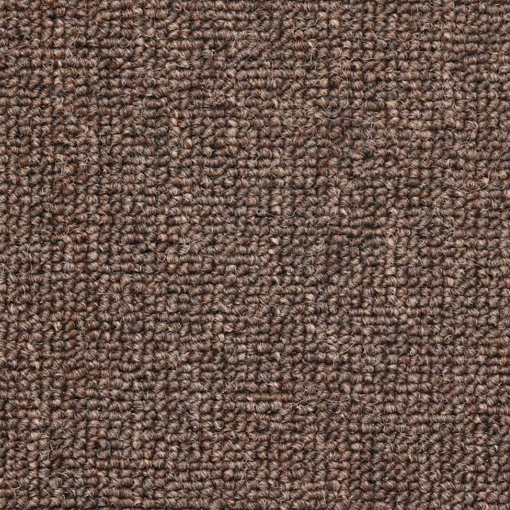 trappemåtter 20 stk. 56x17x3 cm kaffebrune halvrund