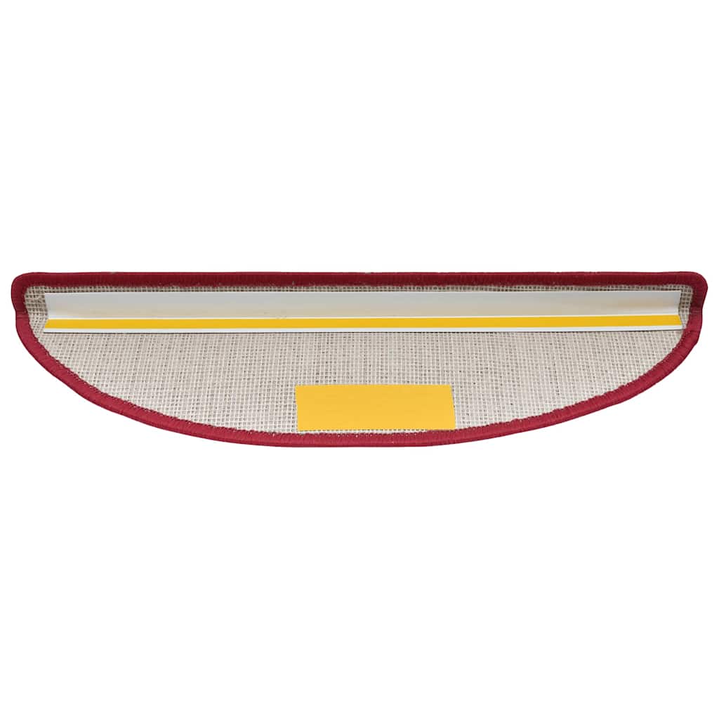 trappemåtter 20 stk. 56x17x3 cm rød halvrund
