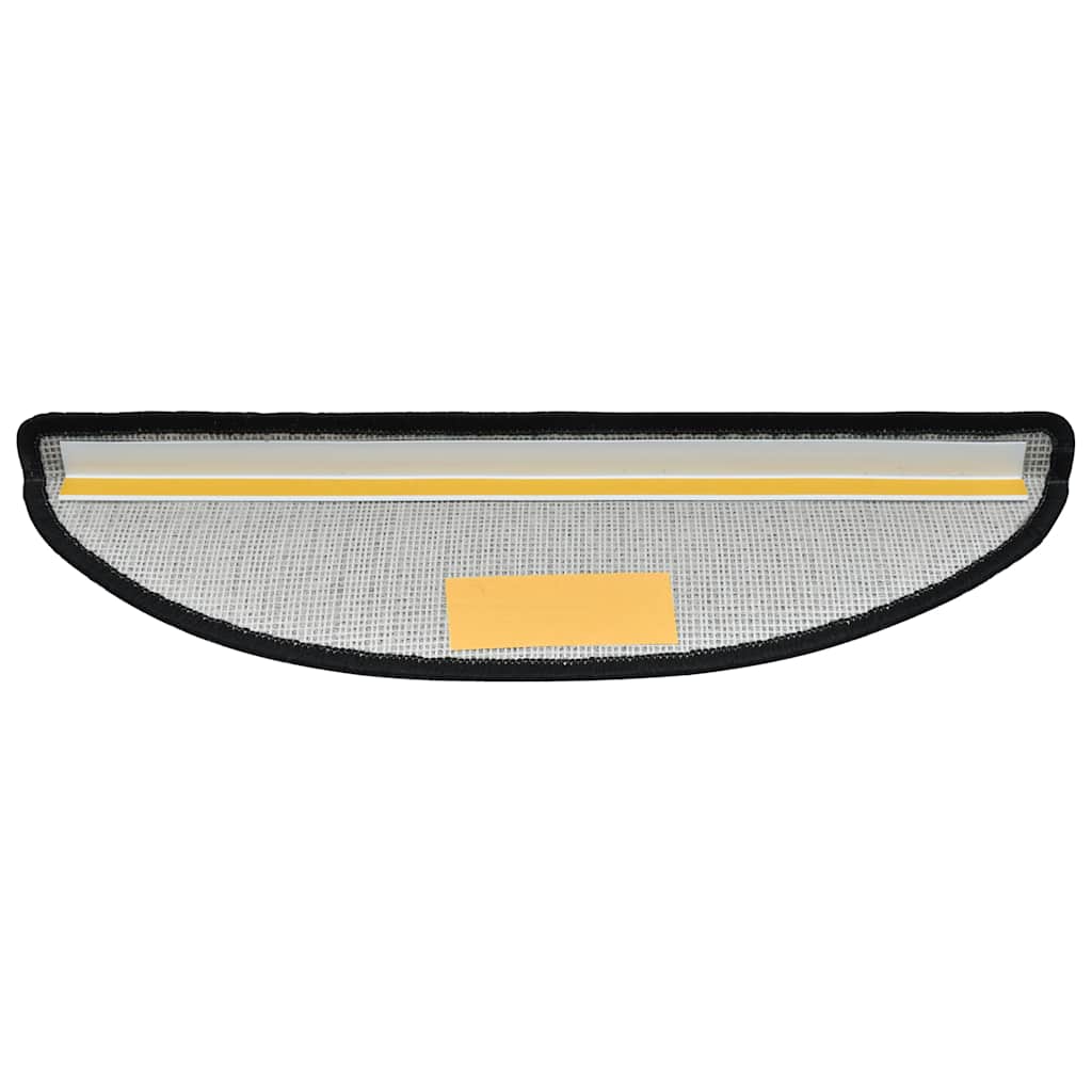 trappemåtter 20 stk. 65x24x4 cm mørkegrå halvrunde store