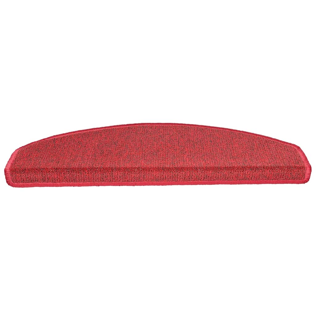 trappemåtter 20 stk. 65 x 24 x 4 cm rød halvrund store