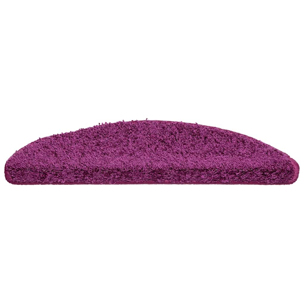 trappemåtter 30 stk. 56x17x3 cm violette halvrund
