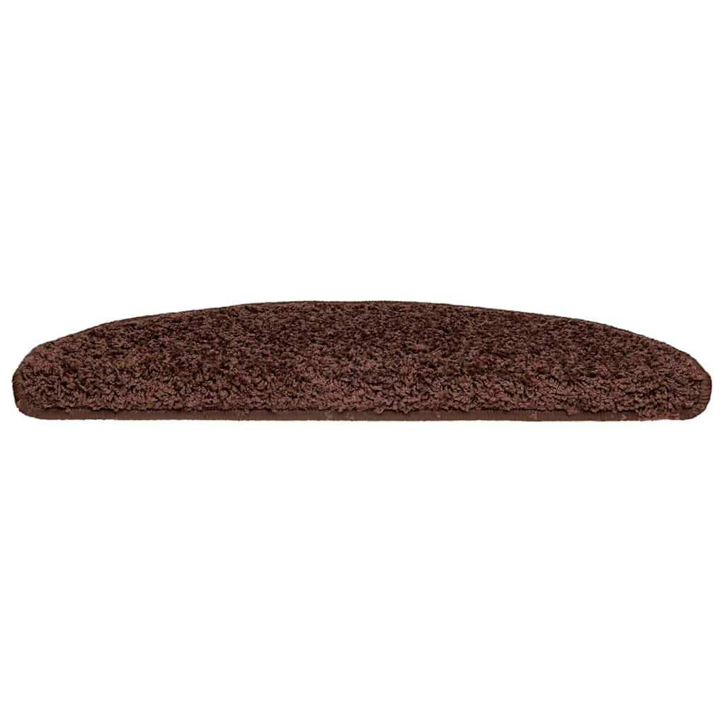 trappemåtter 30 stk. 65x21x4 cm brune halvrunde store