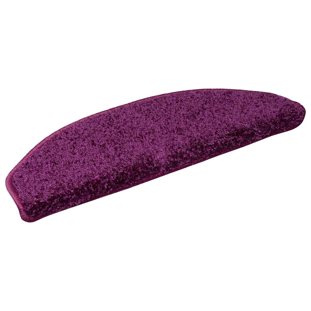 trappemåtter 30 stk. 65 x 21 x 4 cm violet halvrund stor