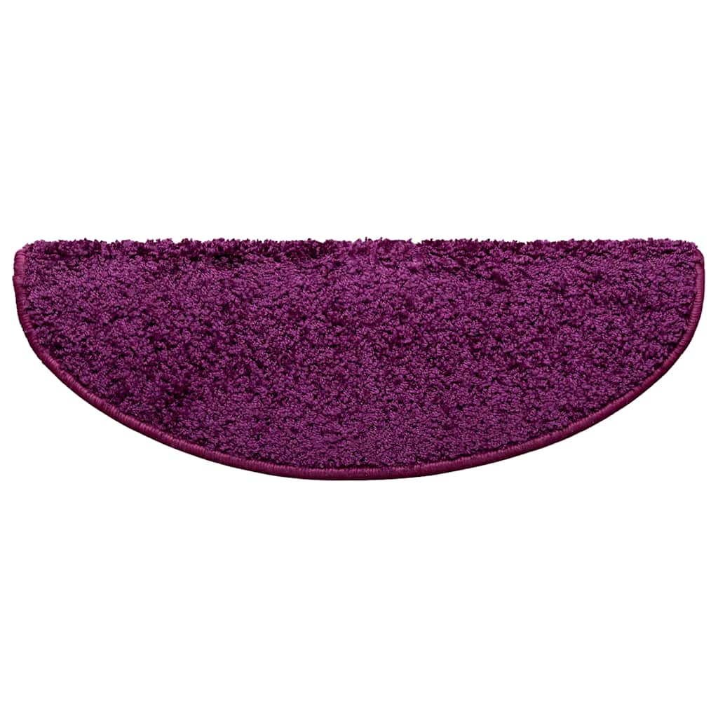 trappemåtter 30 stk. 65 x 21 x 4 cm violet halvrund stor