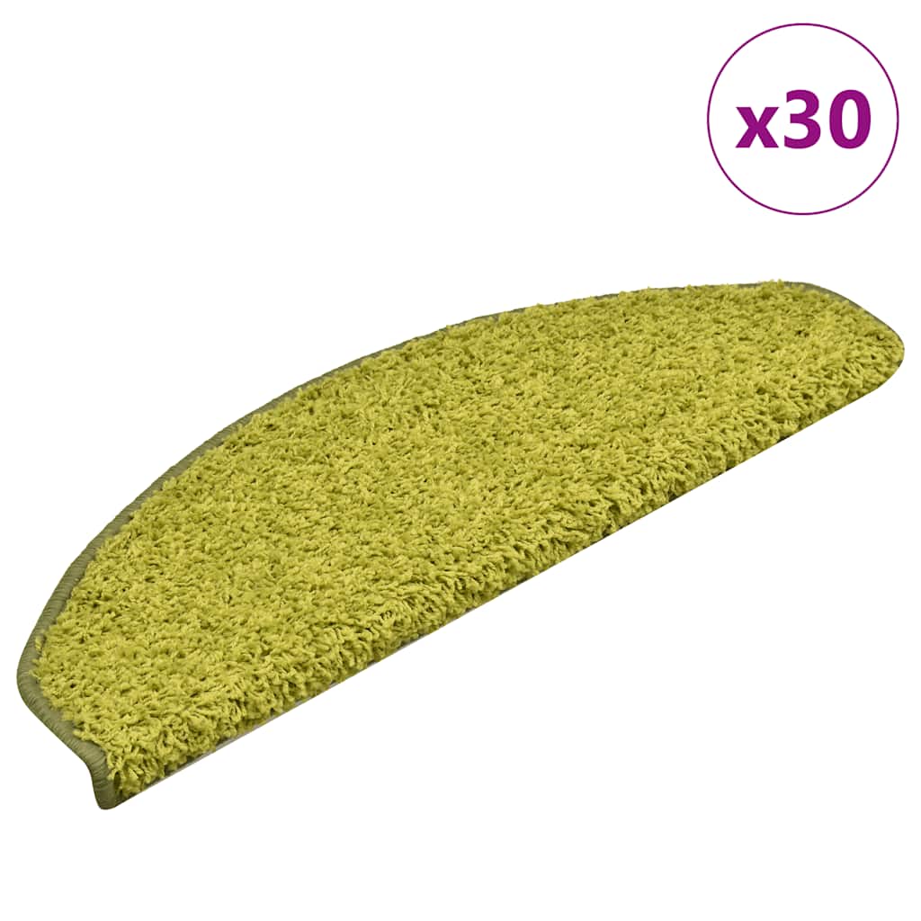 trappemåtter 30 stk. 65x21x4 cm grønne halvrund store