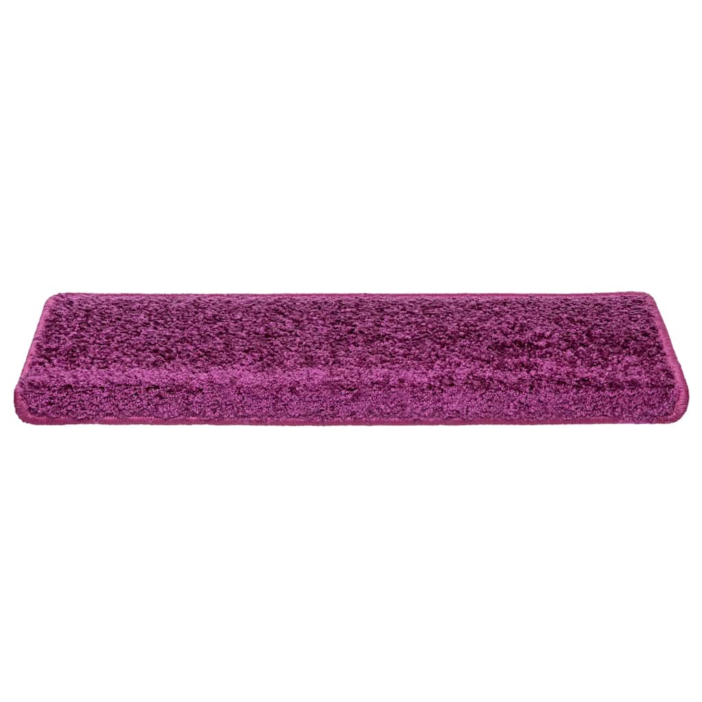trappemåtter 30 stk. 65x21x4 cm violet rektangulær kant