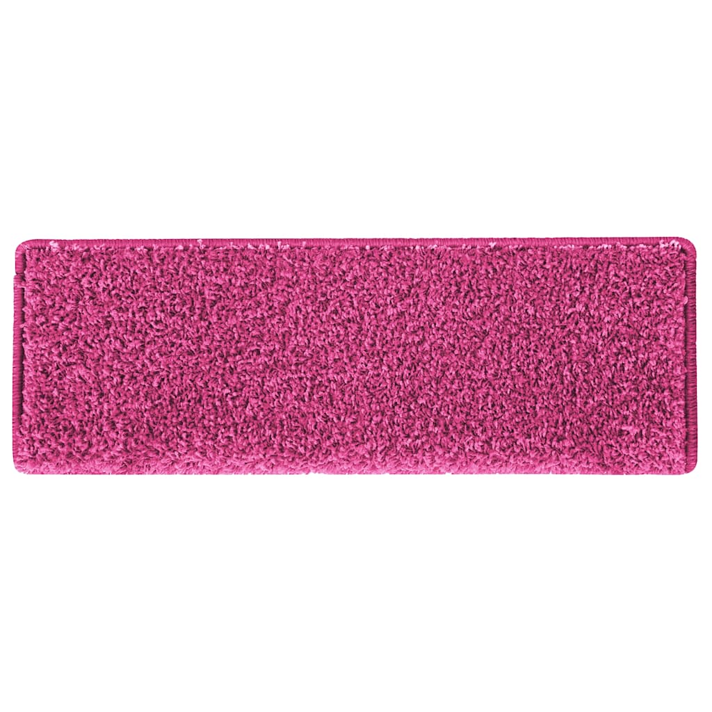 trappemåtter 30 stk. 65x21x4 cm lyserød rektangulær kant