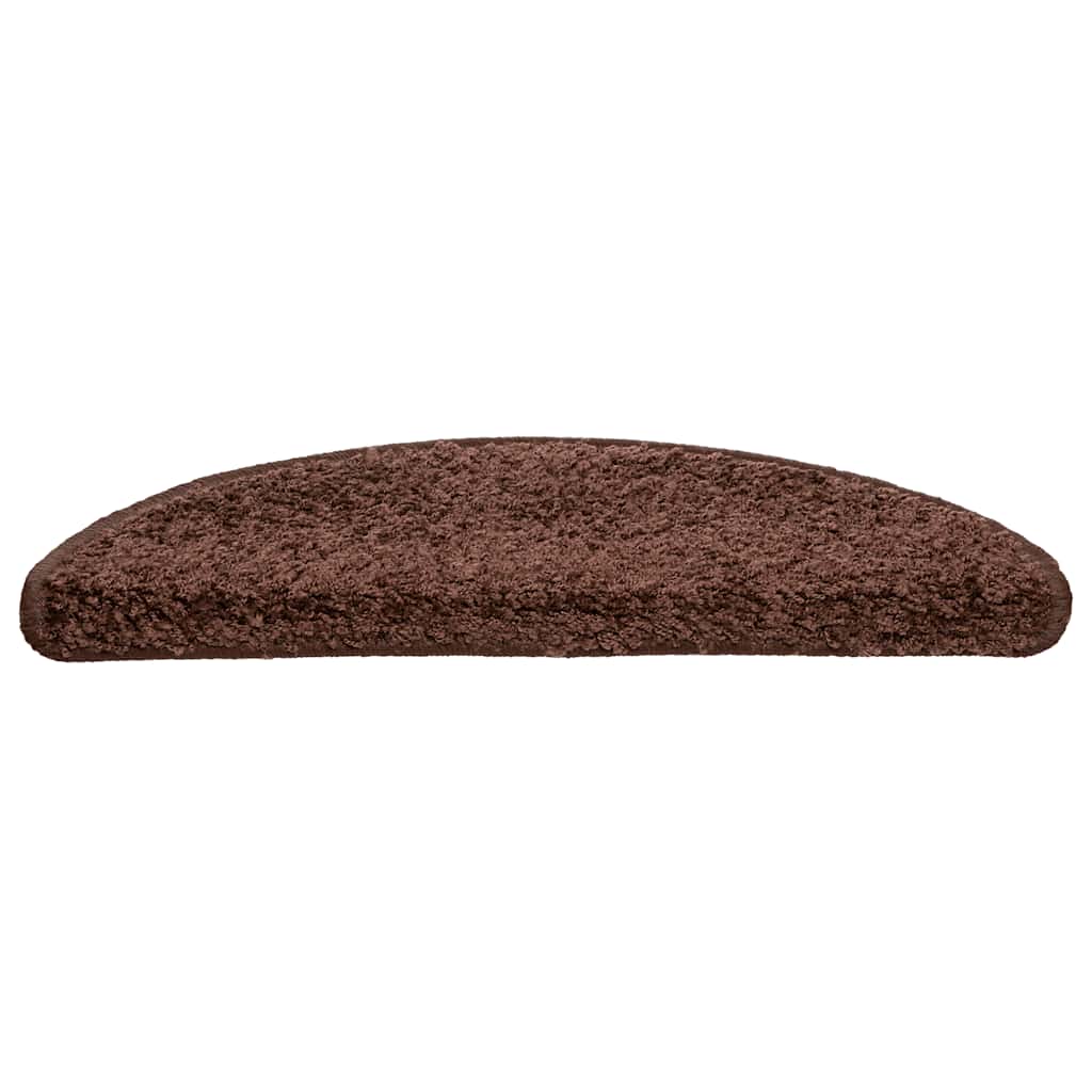 trappemåtter 20 stk. 56x17x3 cm brune halvrunde