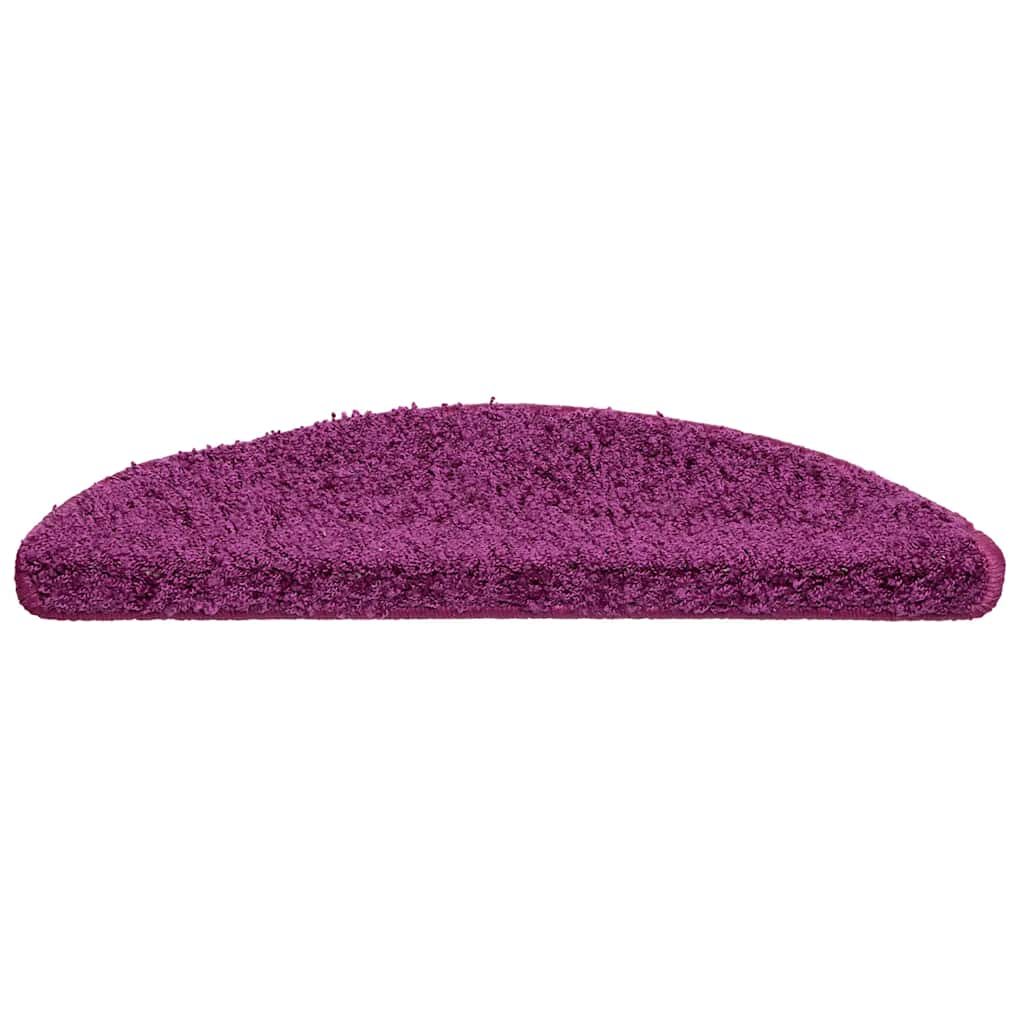 trappemåtter 20 stk. 56x17x3 cm violette halvrund