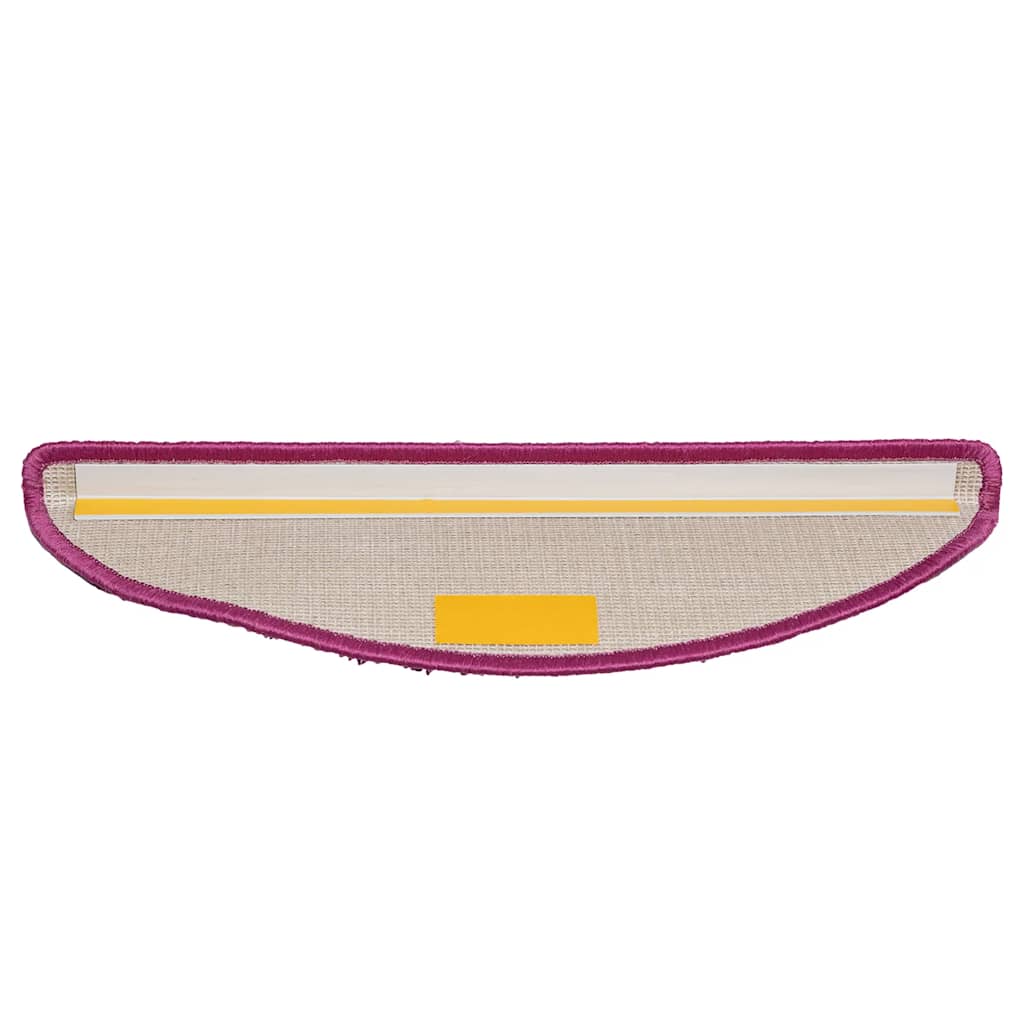 trappemåtter 20 stk. 56x17x3 cm violette halvrund