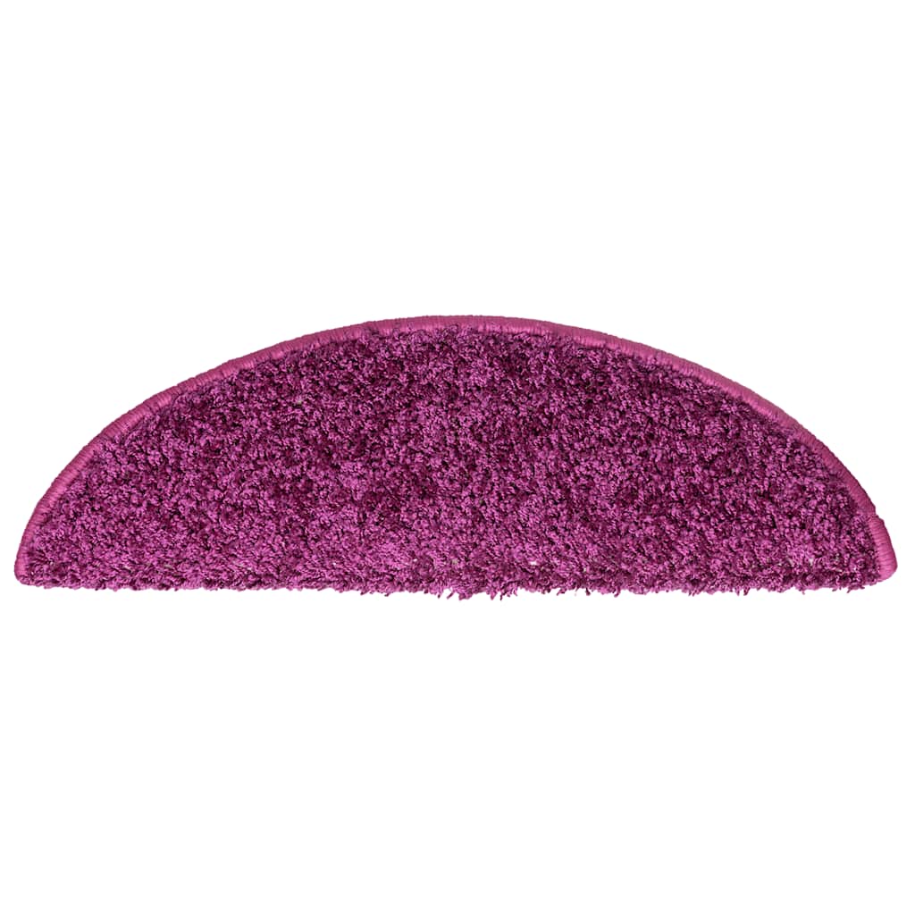 trappemåtter 20 stk. 56x17x3 cm violette halvrund