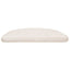 trappemåtter 20 stk. 56x17x3 cm hvide halvrunde
