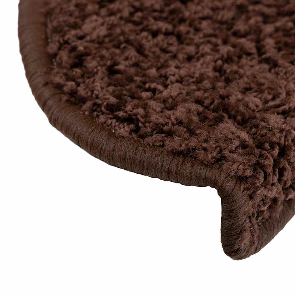 trappemåtter 20 stk. 65x21x4 cm brune halvrund store