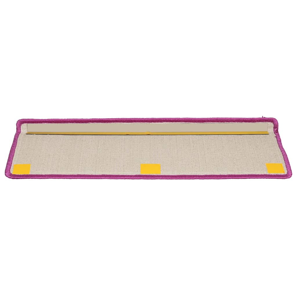 trappemåtter 20 stk. 65x21x4 cm violet rektangulær kant