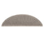 selvklæbende trappemåtter 30 stk. 56x17x3 cm sisal-look sølv