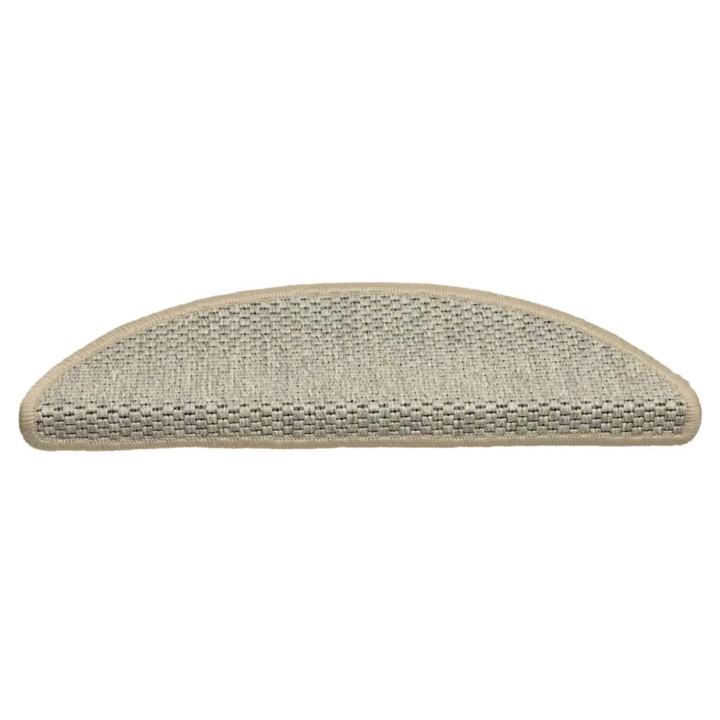 selvklæbende trappemåtter 30 stk. 56x17x3cm sisal-look lysegrøn