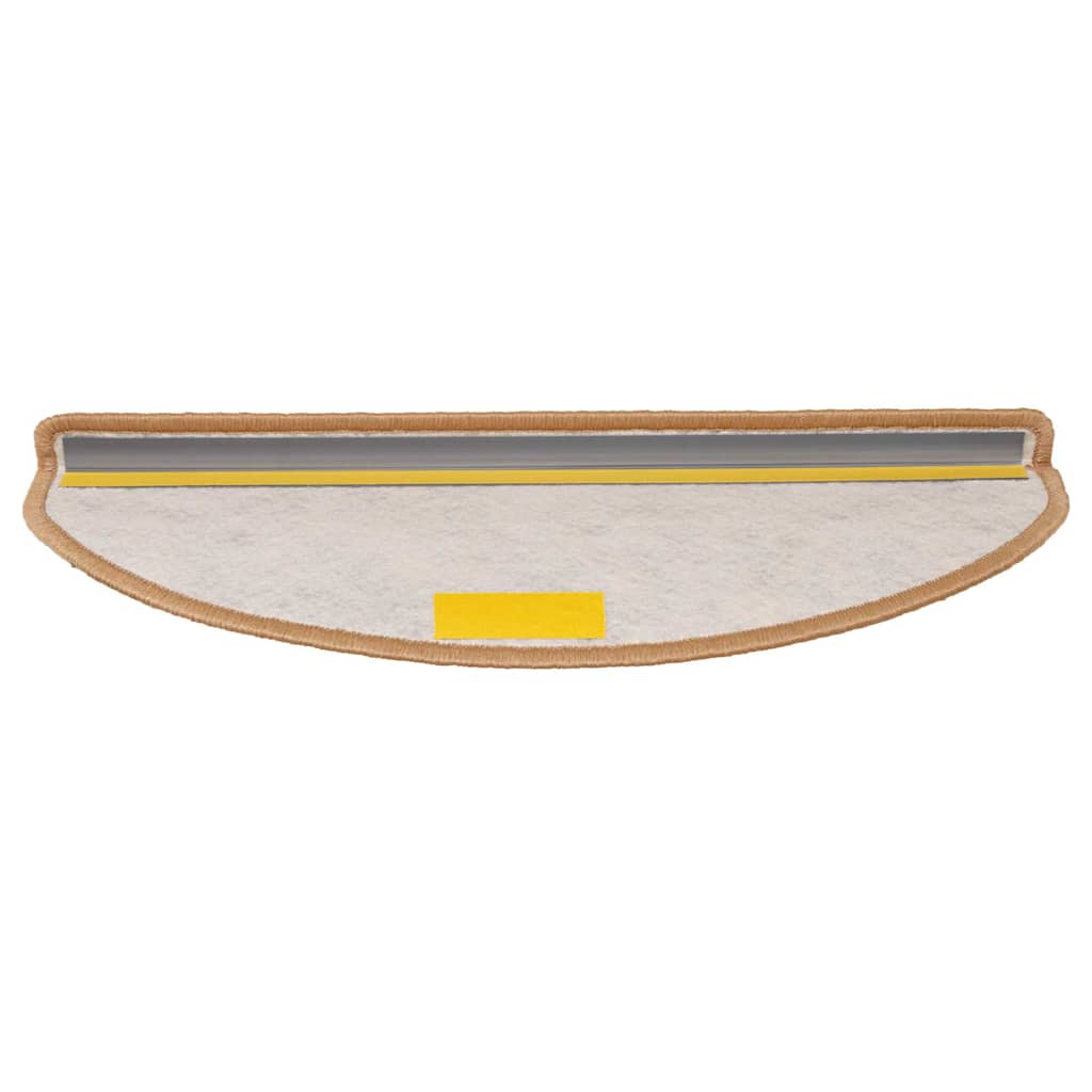 selvklæbende trappemåtter 30 stk. 65x21x4 cm sisal-look sisal