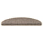 selvklæbende trappemåtter 30 stk. 65x21x4 cm sisal-look beige