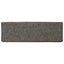 selvklæbende trappemåtter 30stk. 65x21x4cm sisal-look grå beige