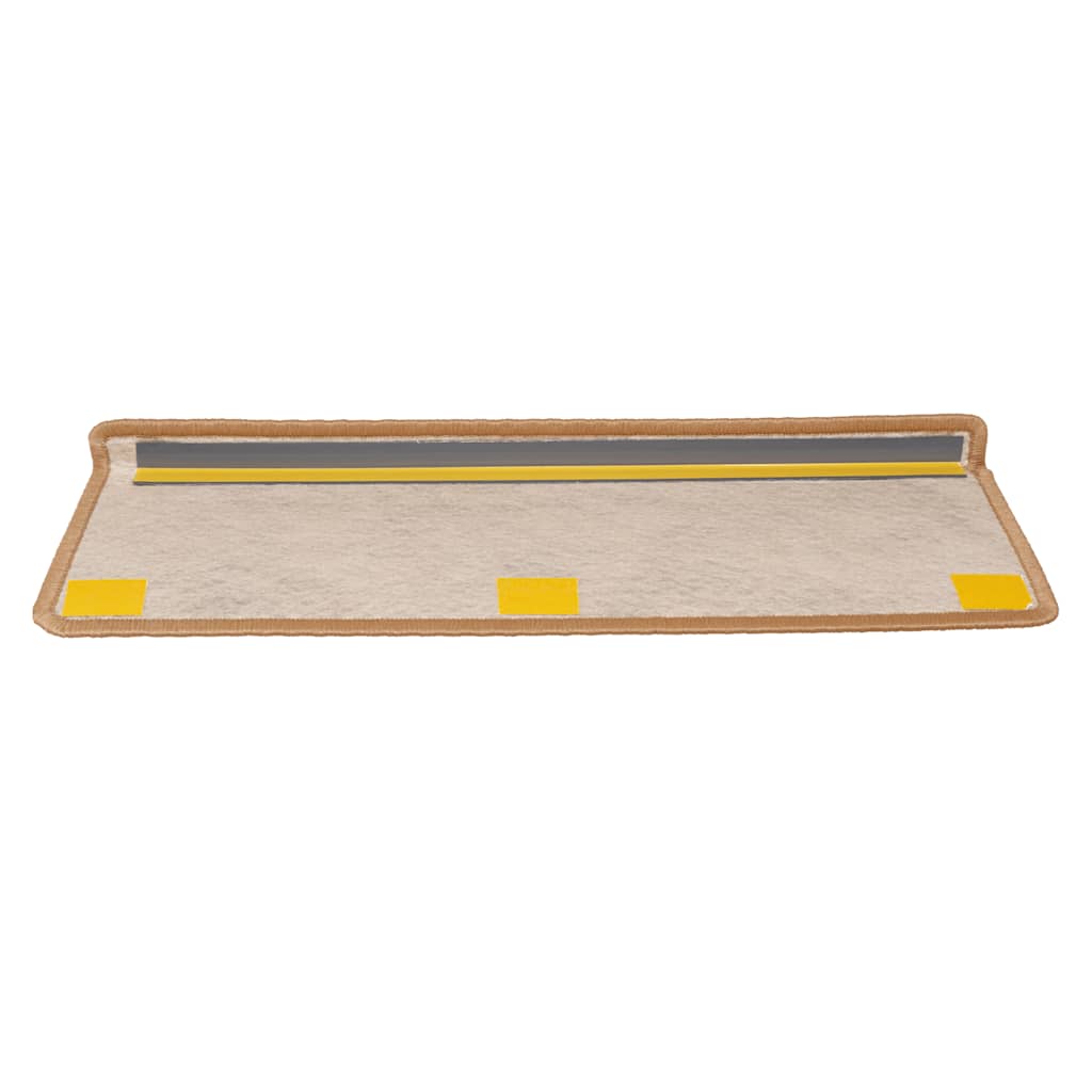 selvklæbende trappemåtter 30 stk. 65x21x4 cm sisal-look sisal