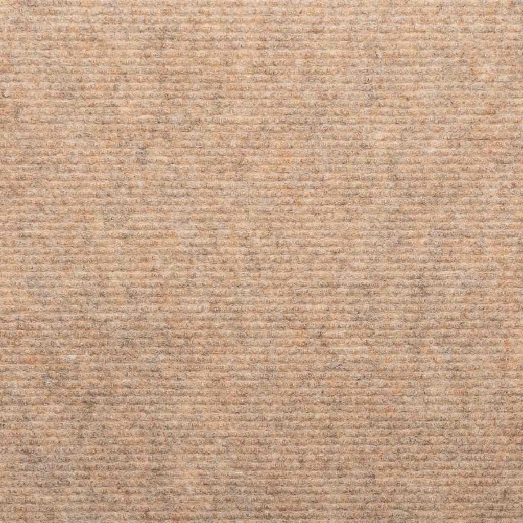 selvklæbende trappemåtter 20 stk. 65x22,5x3,5 cm beige