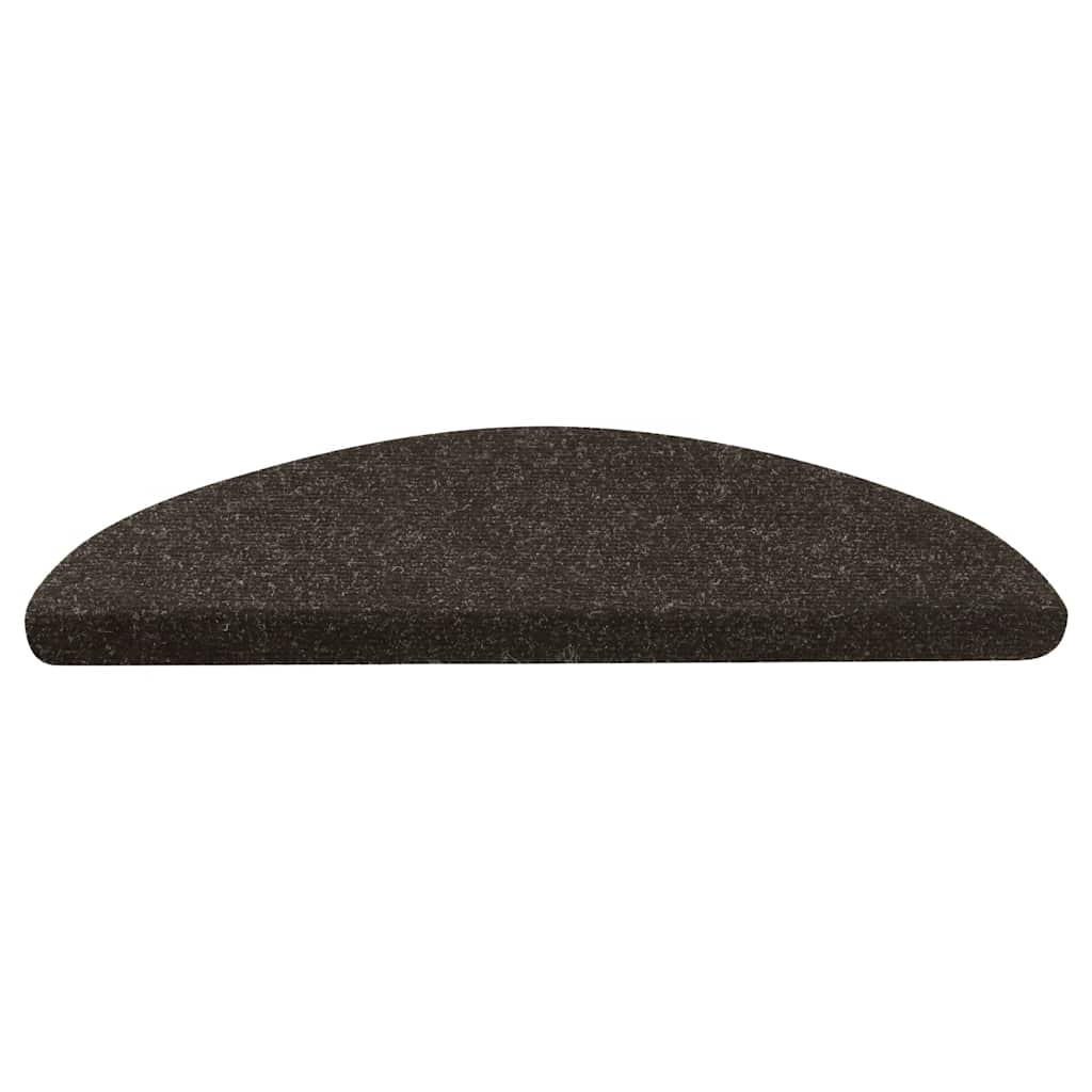 selvklæbende trappemåtter 20 stk. 56x17x3 cm antracitgrå