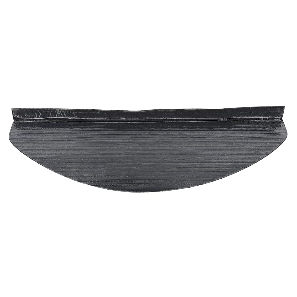selvklæbende trappemåtter 30 stk. 56x17x3 cm sort