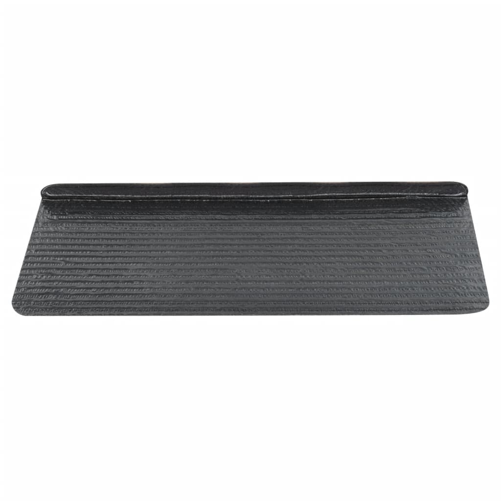 selvklæbende trappemåtter 30 stk. 65x24,5x3,5 cm sort