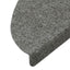 selvklæbende trappemåtter 30 stk. 56x17x3 cm grå