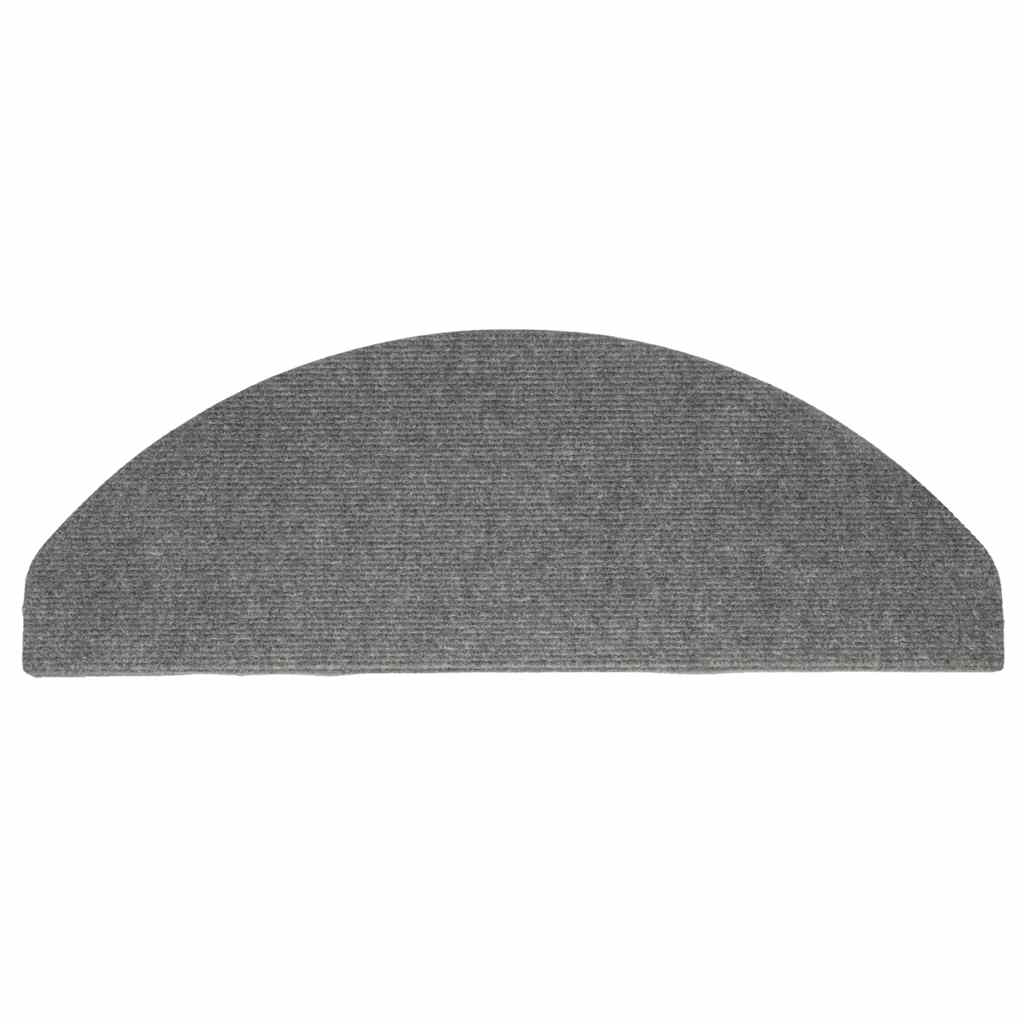 selvklæbende trappemåtter 20 stk. 65x22,5x3,5 cm grå