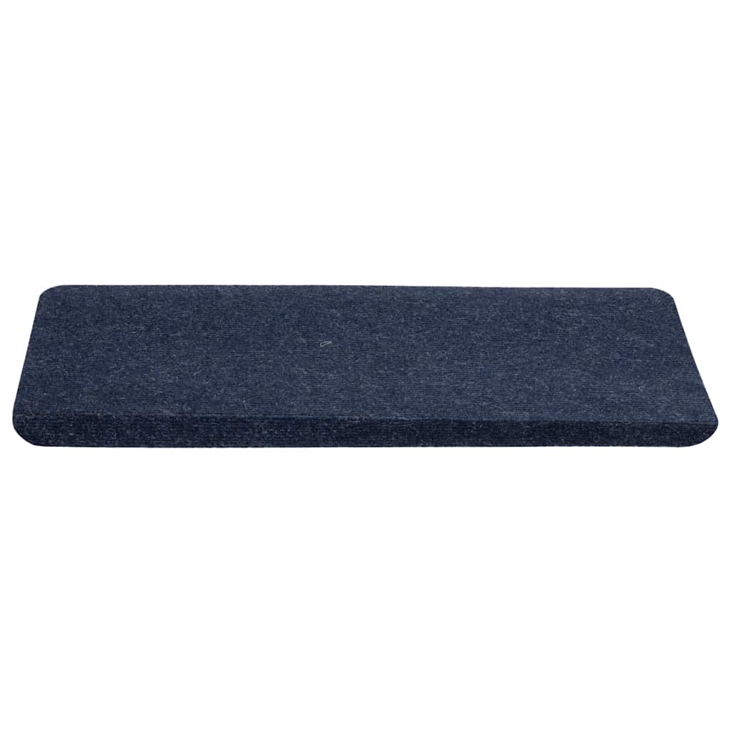 selvklæbende trappemåtter 30 stk. 65x24,5x3,5 cm blå