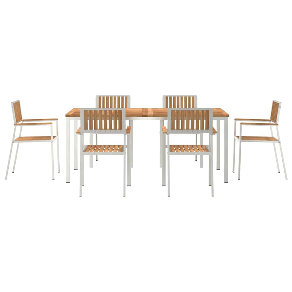 Udendørs spise sæt 7 stk. 180 x 90 x 75 cm
