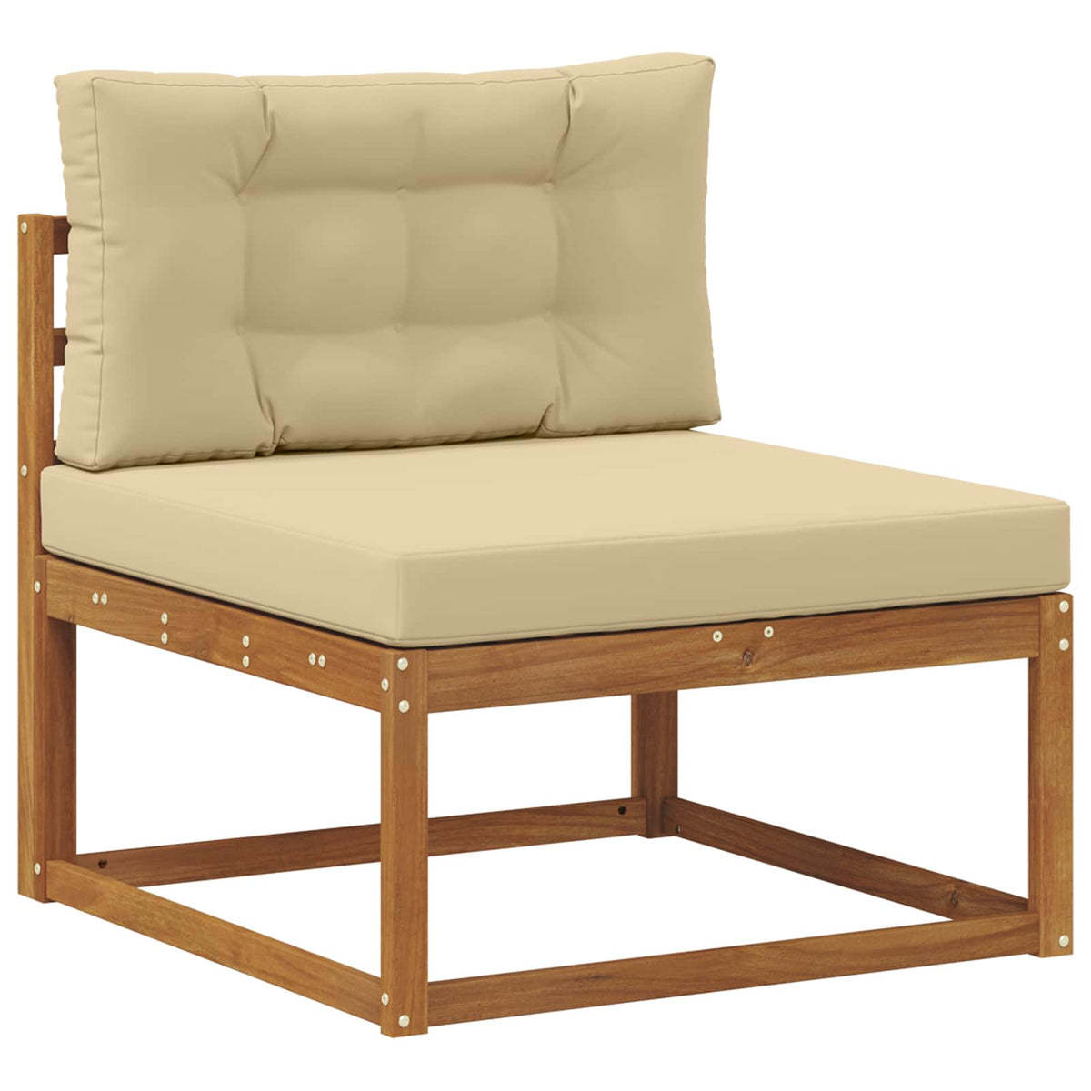 Udendørs sofagruppe 4 stk. Naturlig og Beige