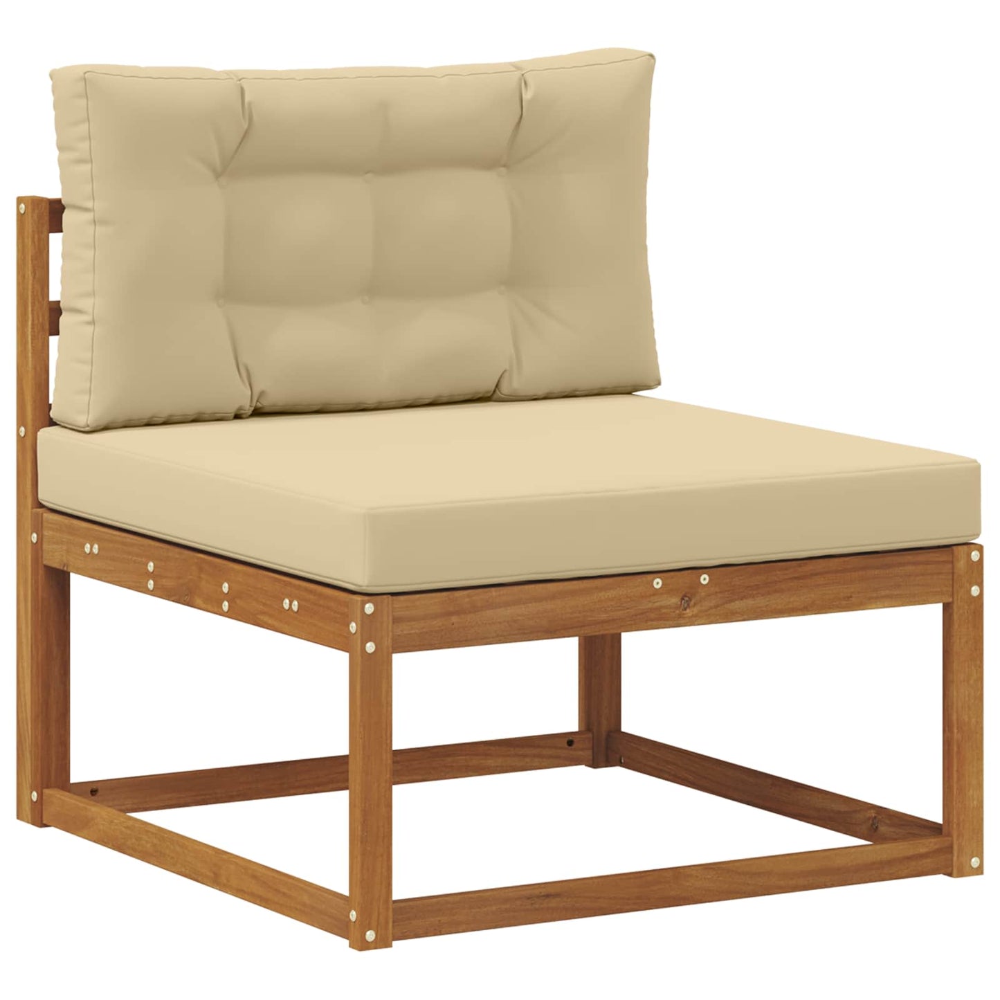 Udendørs sofagruppe 5 stk. Naturlig og Beige