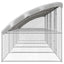 Hundehus 4 stk. Sølv 8 x 2 x 2 m Galvaniseret stål