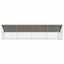 Hundehus 4 stk. Sølv 8 x 2 x 2 m Galvaniseret stål