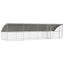 Hundehus 4 stk. Sølv 8 x 2 x 2 m Galvaniseret stål