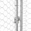 Hundehus 4 stk. Sølv 8 x 2 x 2 m Galvaniseret stål