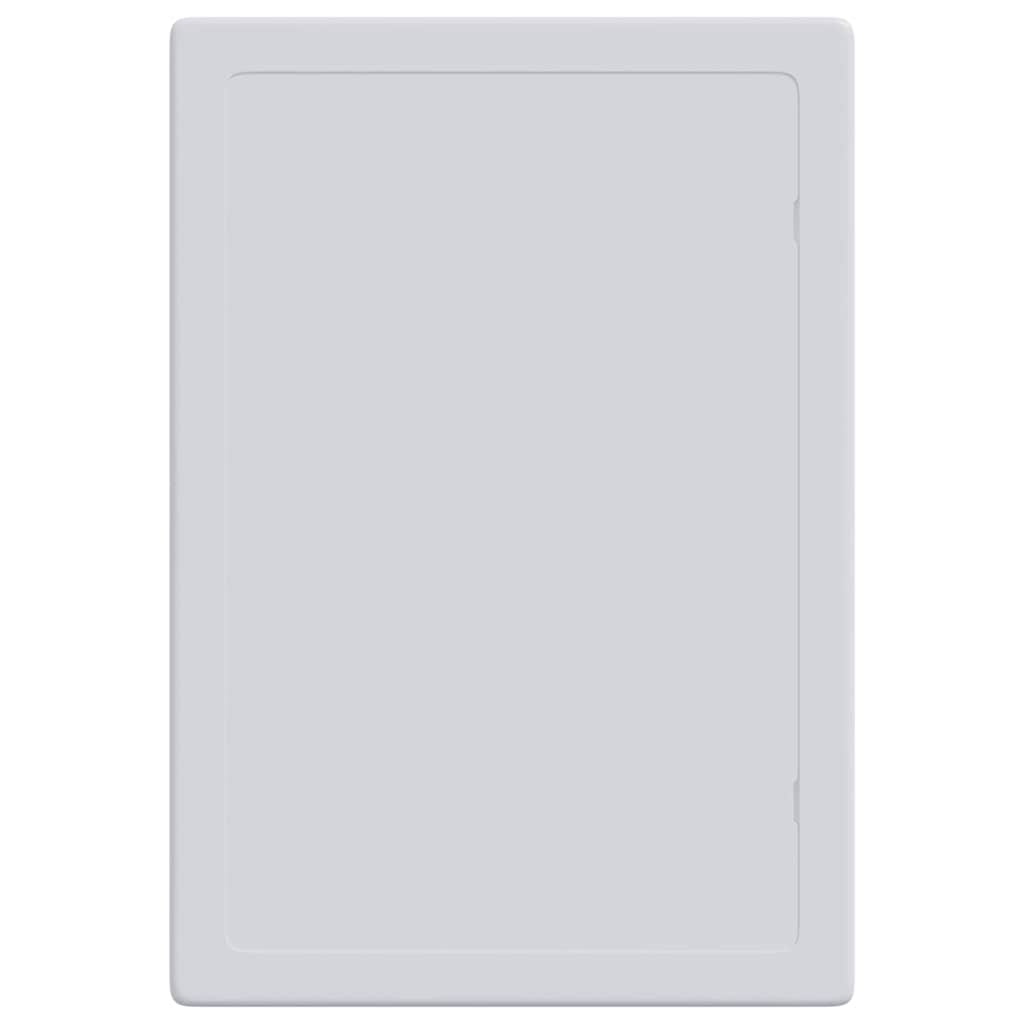Adgangspaneler 2 stk. Hvid 15 x 23 cm ABS Plastik