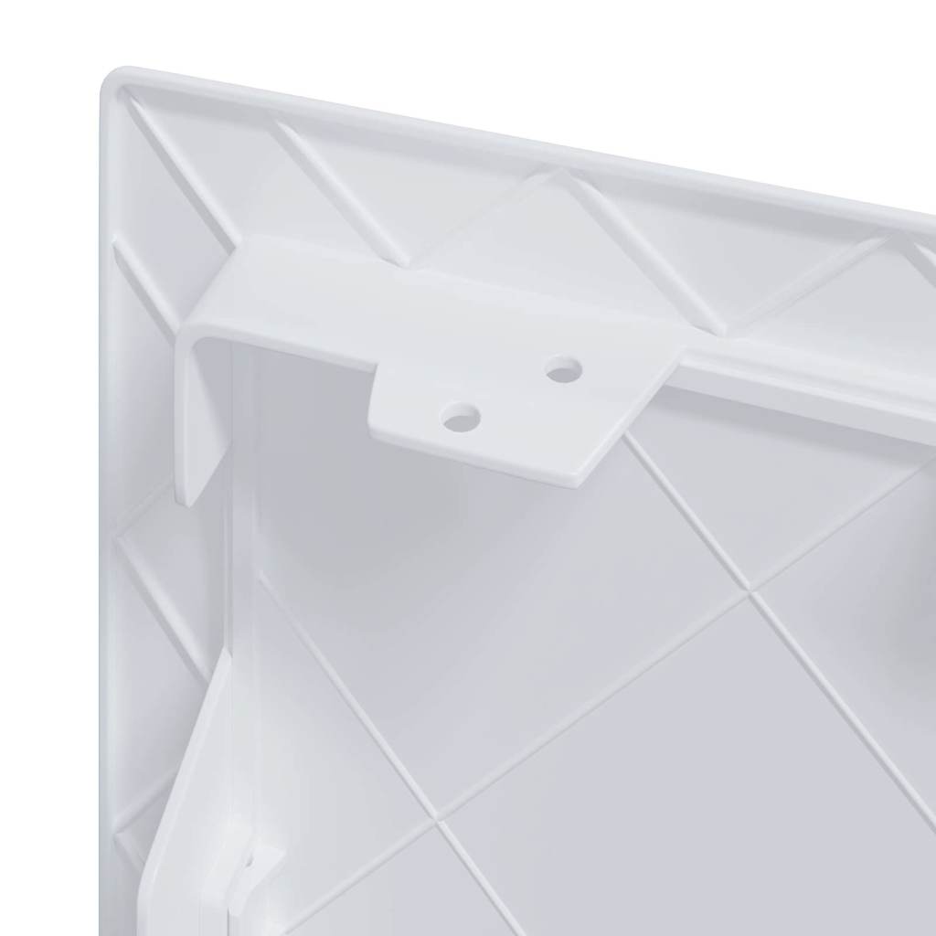Adgangspaneler Hvid 40 x 40 cm ABS Plastik