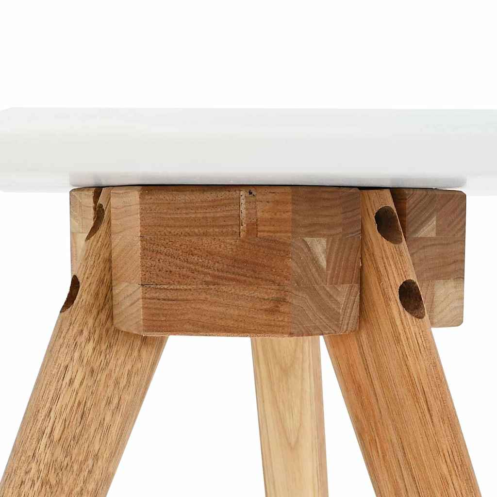 Sofabord 3 stk. Brun 50 x 50 x 46 cm Massiv valnøddetræ