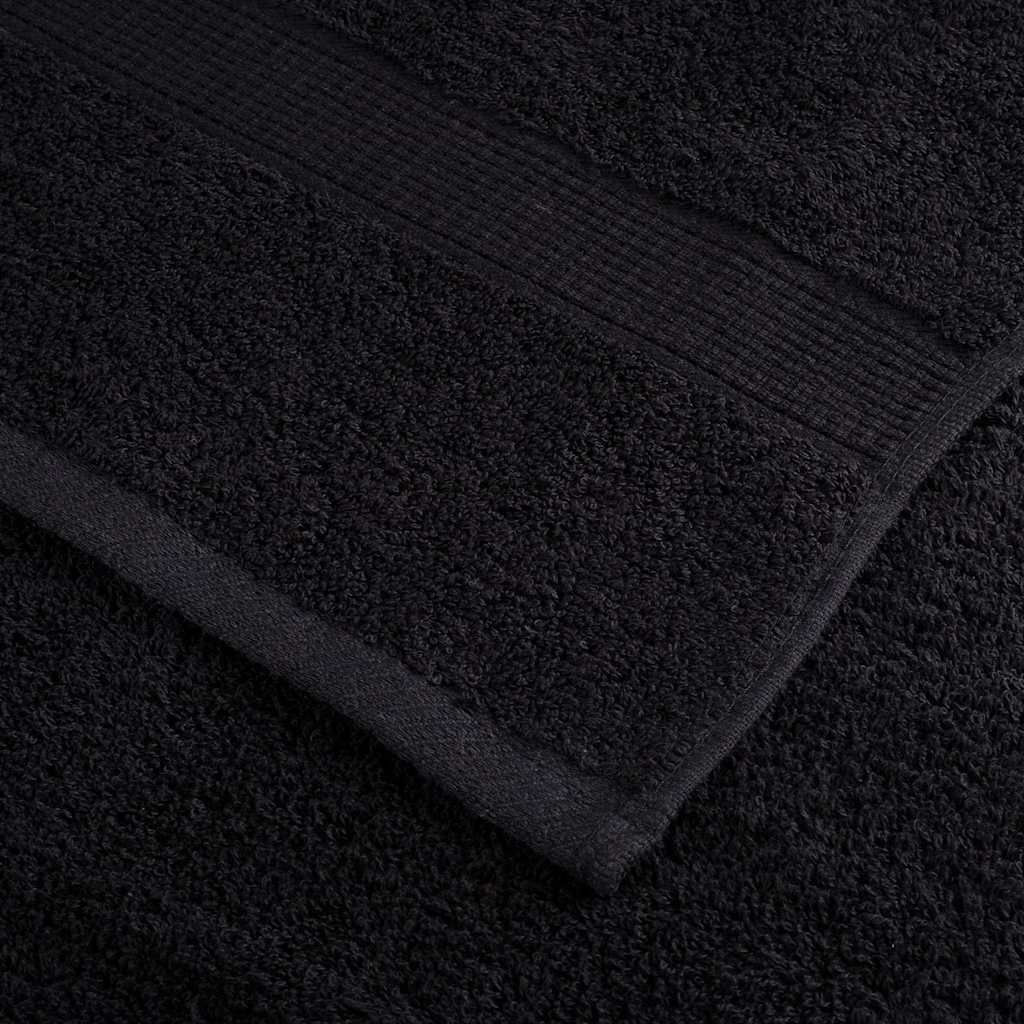 Gæstehåndklæde SOLUND 50 stk. Sort 50 x 100 cm 550 gsm