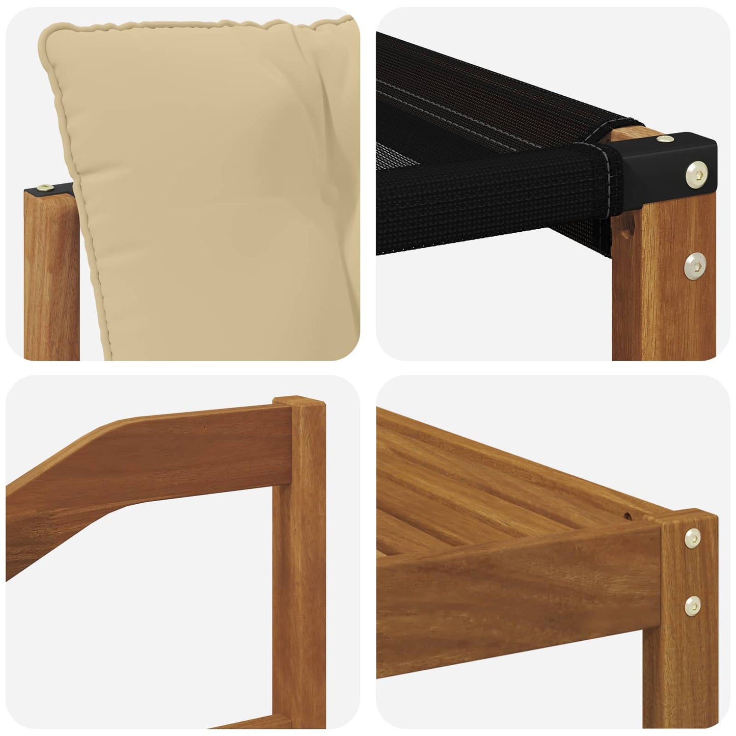 Udendørs sofagruppe 5 stk. Naturlig og Beige